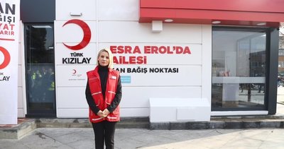 'Esra Erol'da Ailesi kan bağış noktası faaliyete başladı