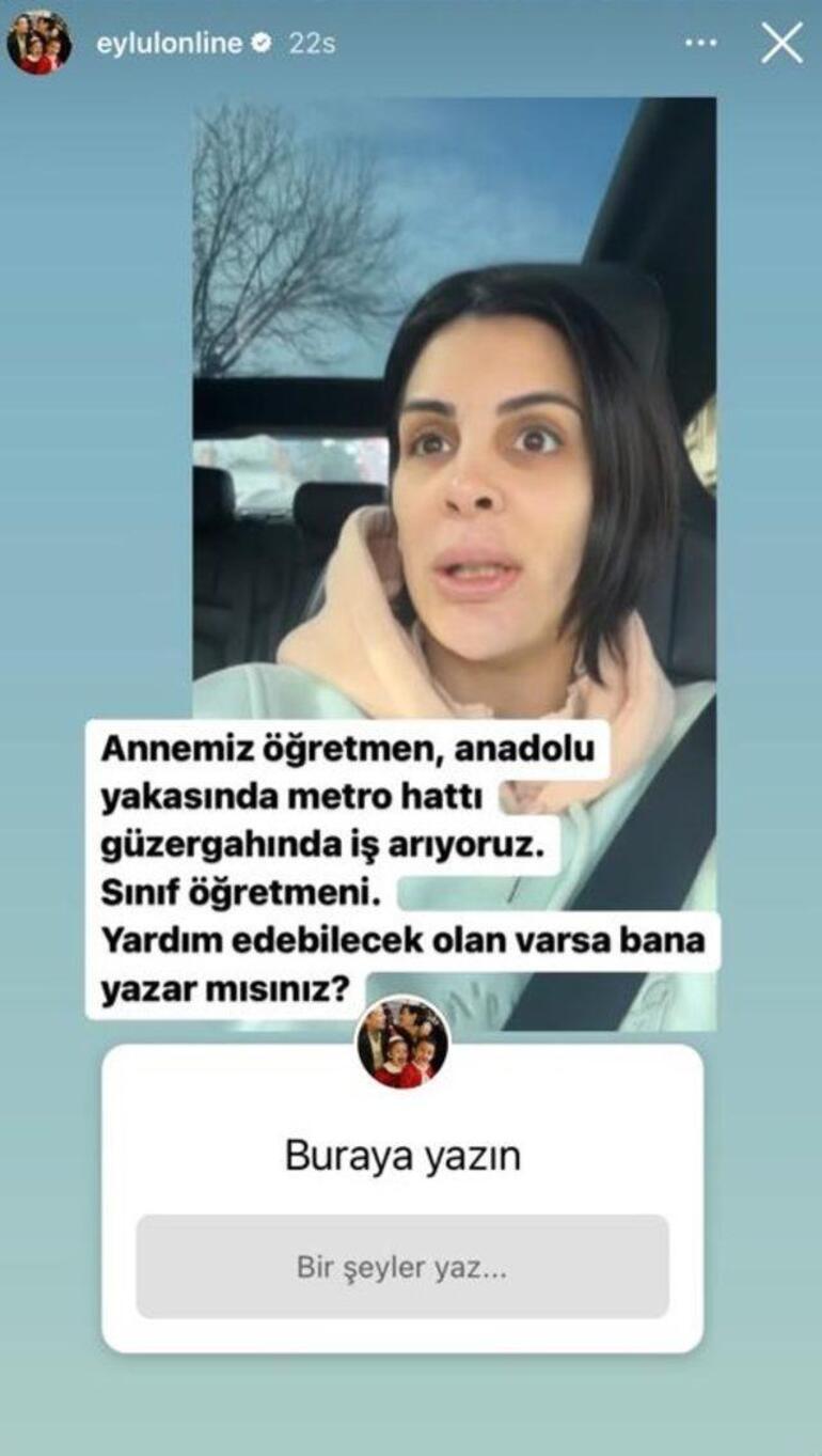 Eylül Öztürk depremzede aile için evini açtı