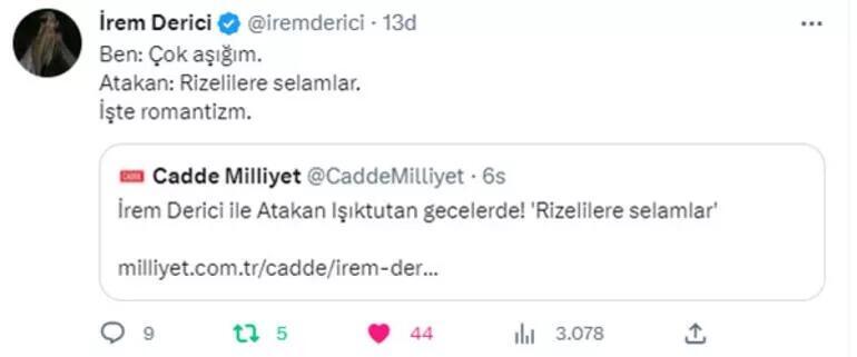 İrem Derici ile Atakan Işıktutandan yeni pozlar