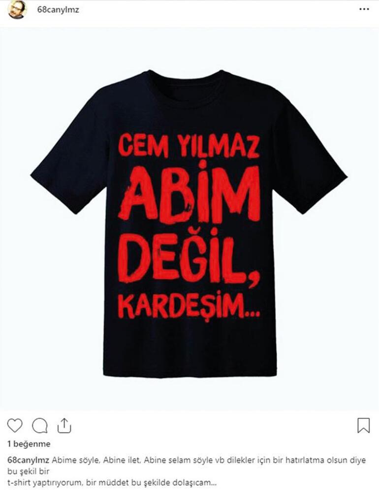 Can Yılmazdan tişörtlü çözüm