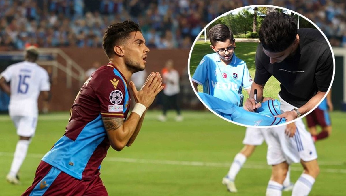 Trabzonspor'da Bartra hediye ettiği ve formayı satın aldı