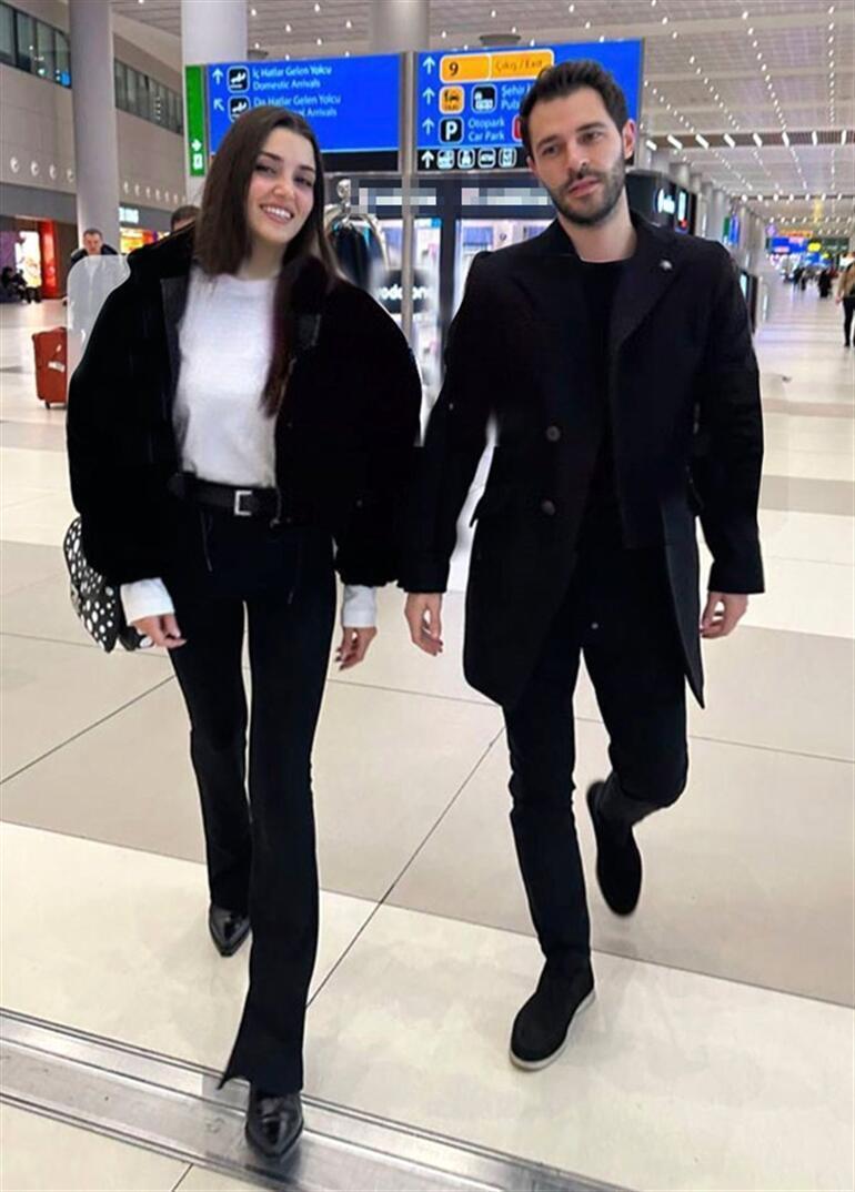 Hande Erçel ve Hakan Sabancı balığa çıktı