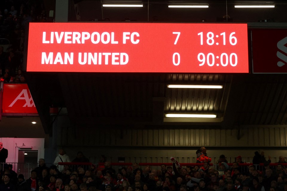 SON DAKİKA: Premier Lig'de Liverpool'dan Manchester United'a tarihi fark - 1