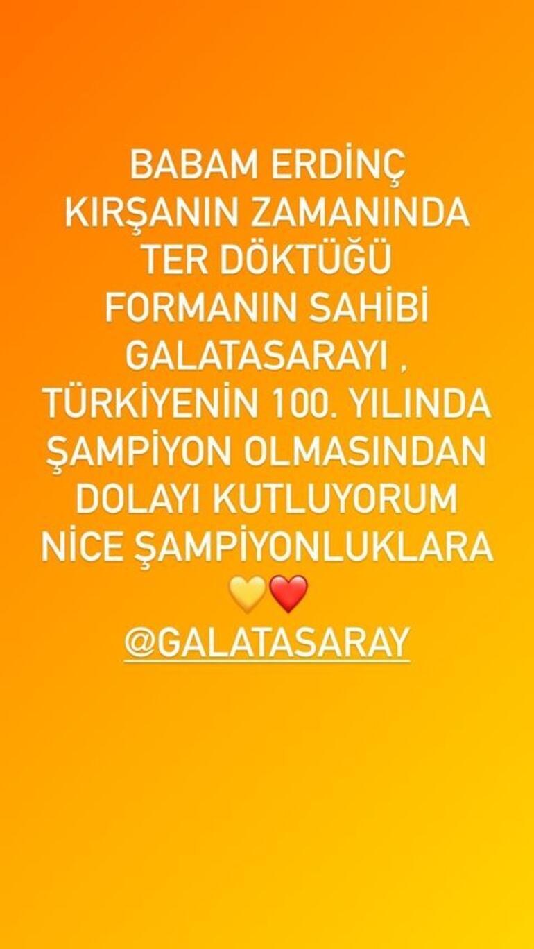 Ünlü isimler Galatasarayın şampiyonluğunu kutladı